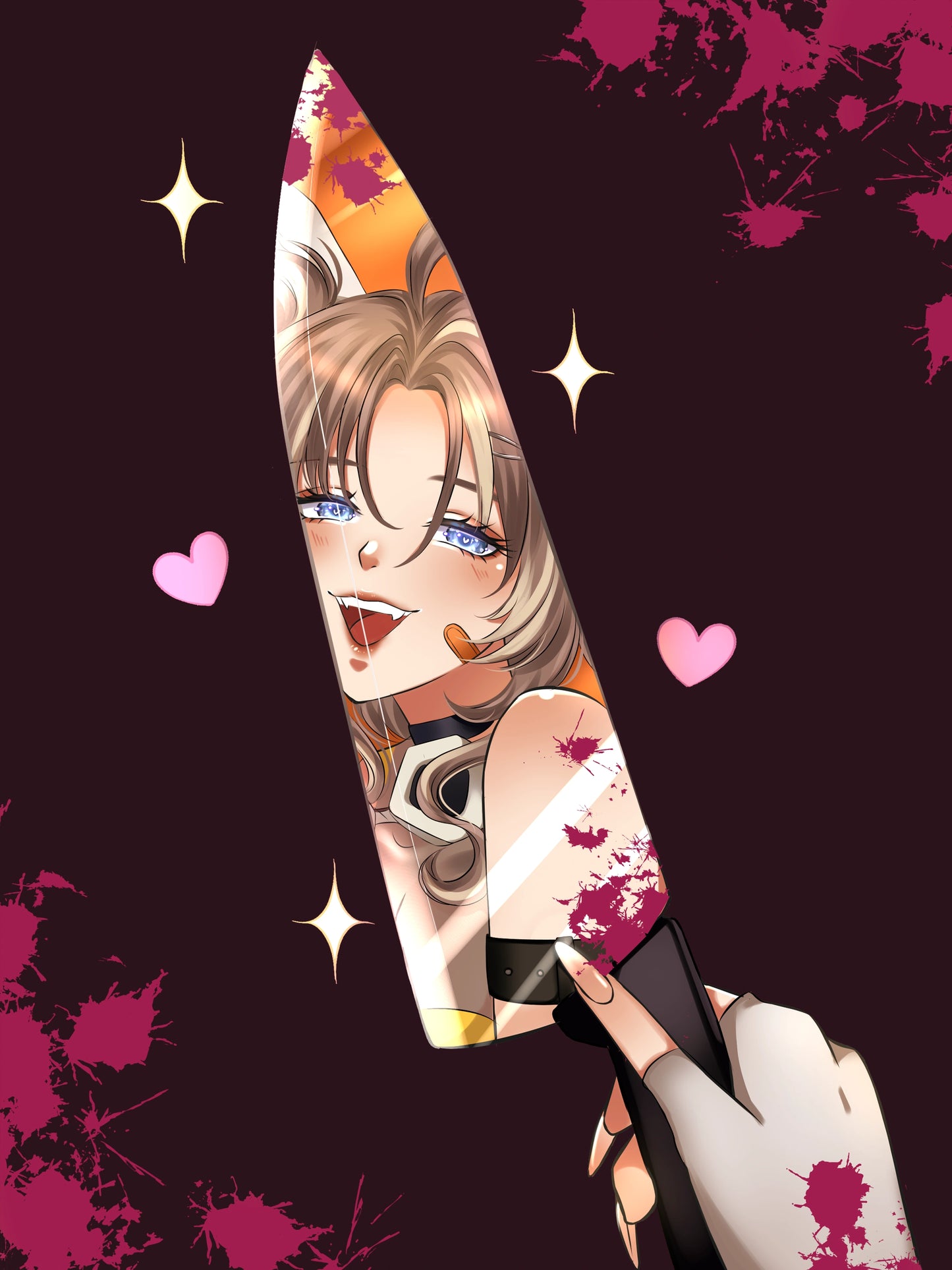 RunyaChan - Yandere Postkarte