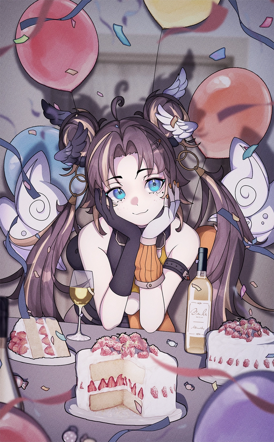 RunyaChan - Geburtstags Postkarte